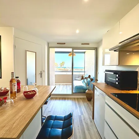 Apartment Le Maeva - T2- Front De Mer- Clim - Parking - Wifi- Sudsejourconciergerie Canet-en-Roussillon