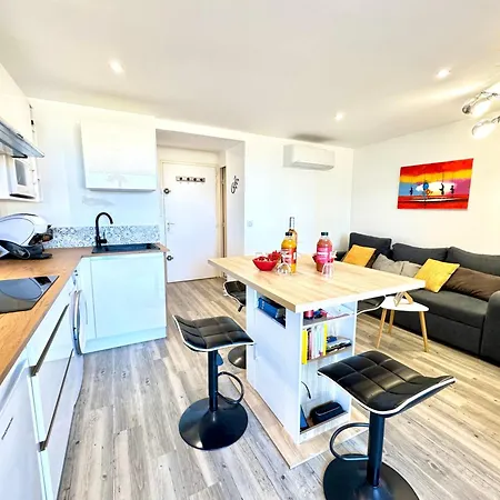 Le Maeva - T2- Front De Mer- Clim - Parking - Wifi- Sudsejourconciergerie Canet-en-Roussillon
