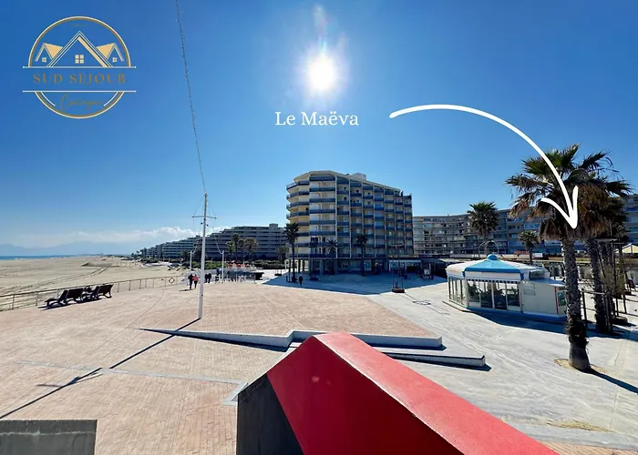 Apartmán Le Maeva - T2- Front De Mer- Clim - Parking - Wifi- Sudsejourconciergerie *