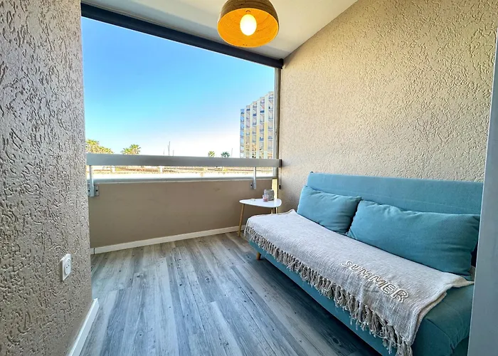 Le Maeva - T2- Front De Mer- Clim - Parking - Wifi- Sudsejourconciergerie Apartmán Canet-en-Roussillon
